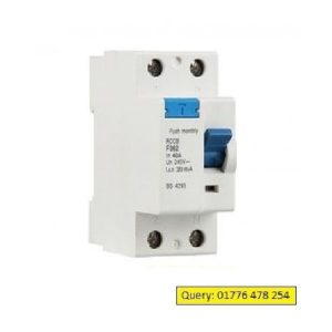 ELCB Earth Leakage Circuit Breaker RCCB SP+N 20A