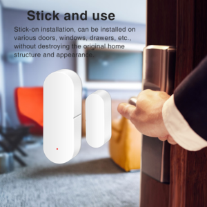 Tuya Smart WiFi Door Sensor Door Open / Closed Detectors Compatible With Alexa Google Home Smart Life APP WiFi Distance:30M